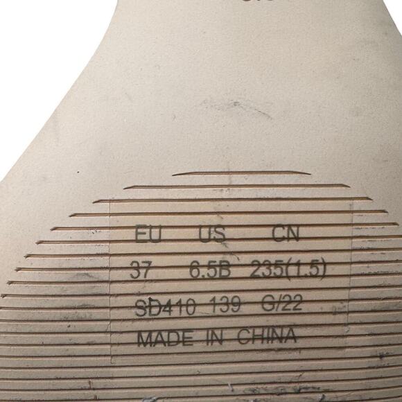 NEW STUART WEITZMAN Dancer Twistie 75 Leather Stiletto Sandal Gold Womens Sz 6.5 - Picture 10 of 11